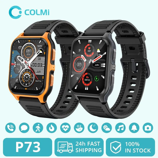 COLMI P73 1.9" Outdoor Military Smart Watch Men Bluetooth Waterproof Fitness Watch