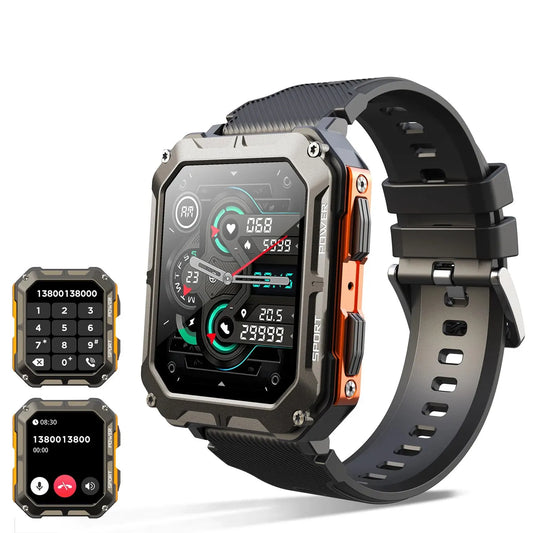 Outdoor Sports Bluetooth Fitness C20Pro Men Smartwatch